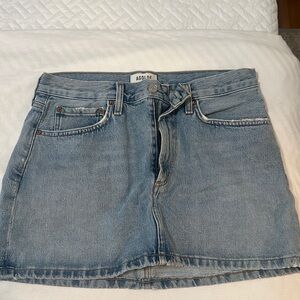 Agolde denim mini skirt size 28